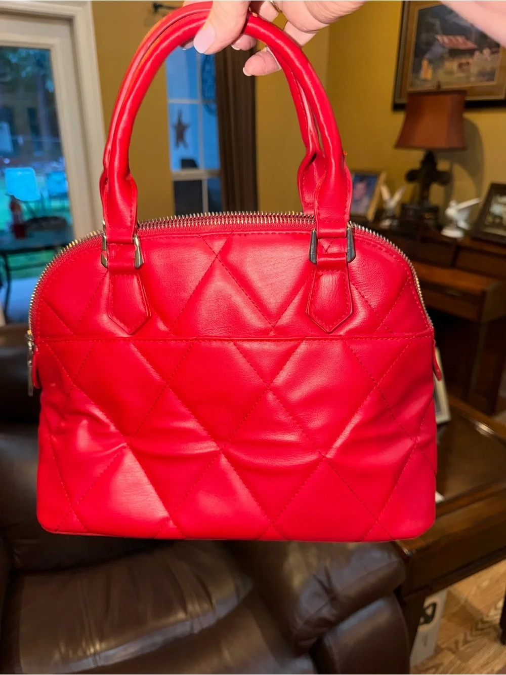 Badgley Mischka bold quilted